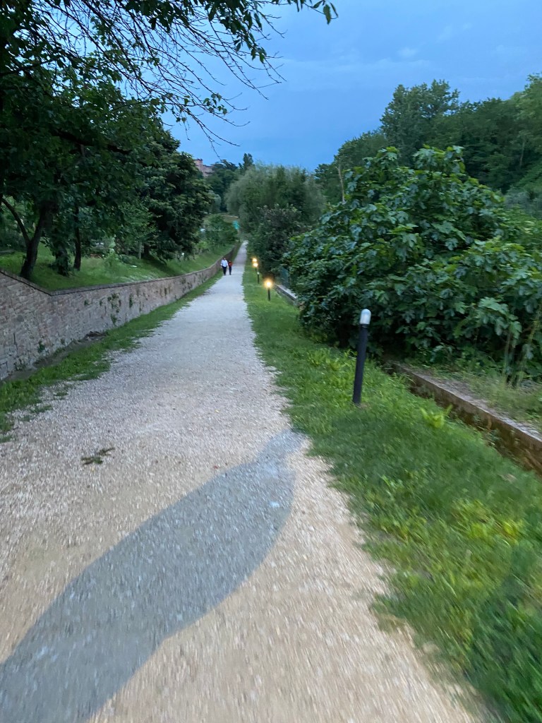 Walkway when entering near Piazza del Campo